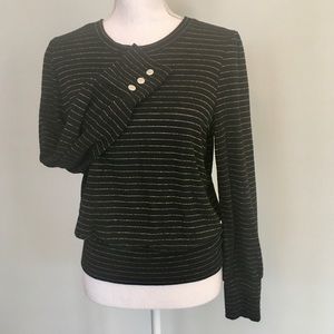 💀Apt. 9 Top Black and Gold Long Sleeve💀